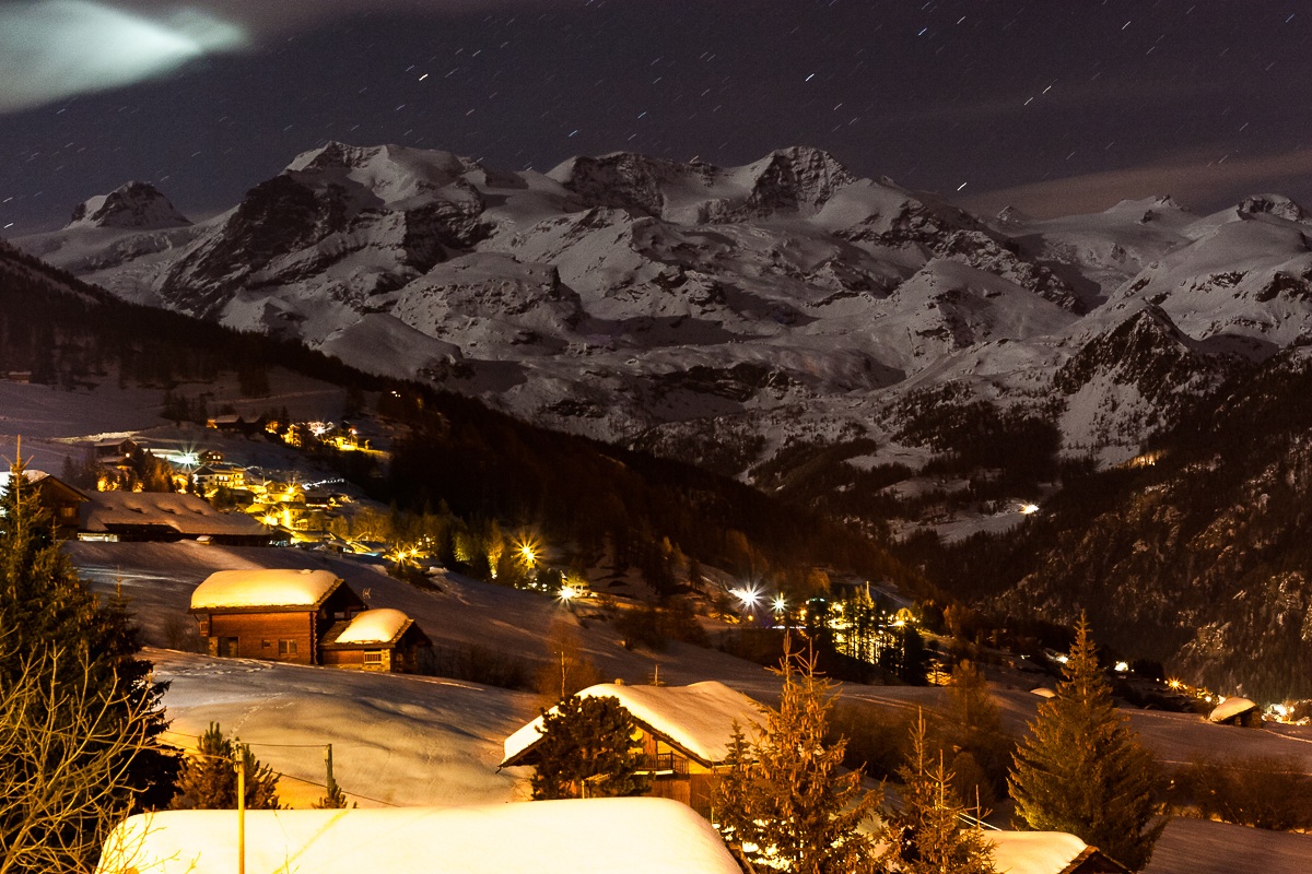Monte Rosa notturno