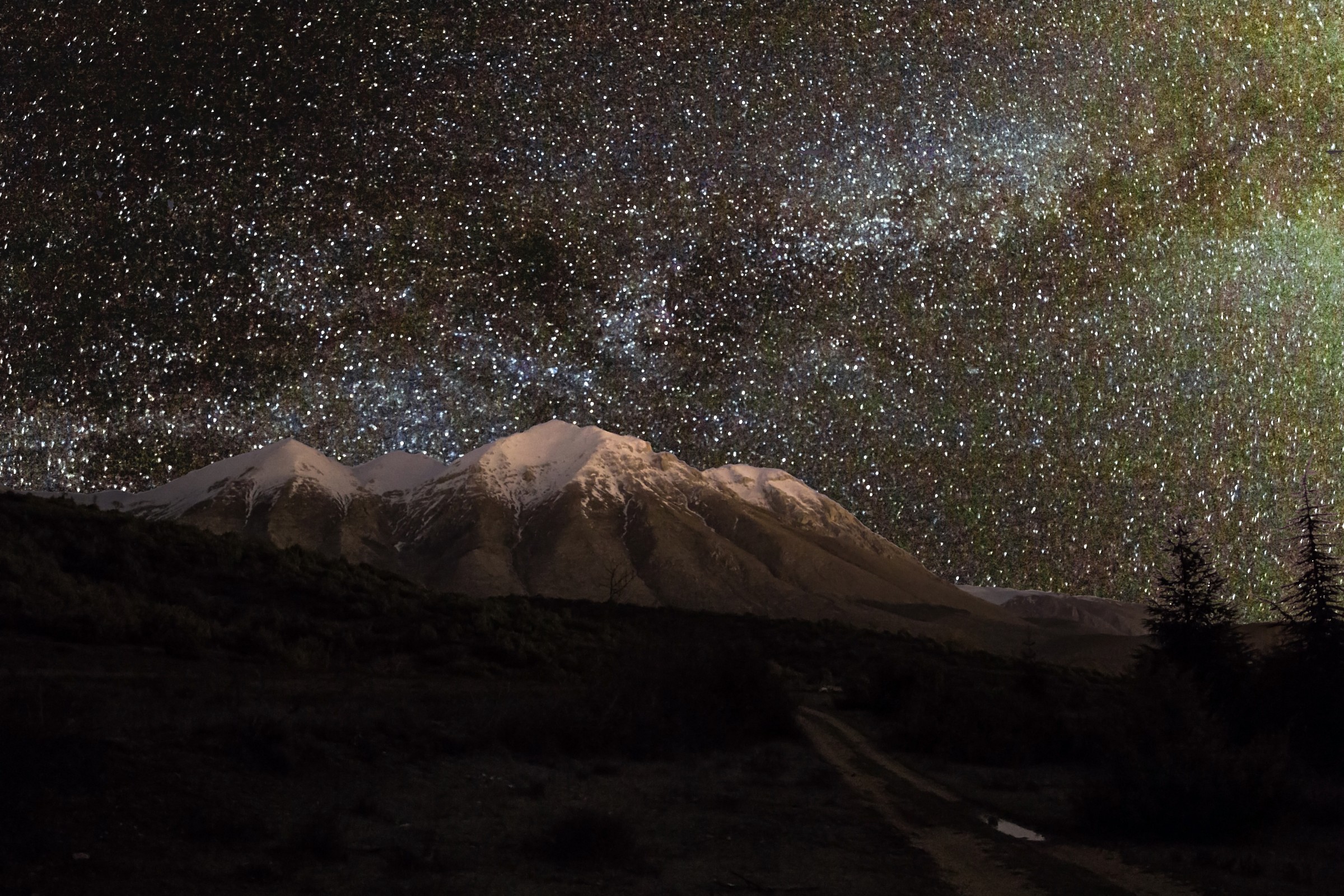 Via Lattea sul Velino