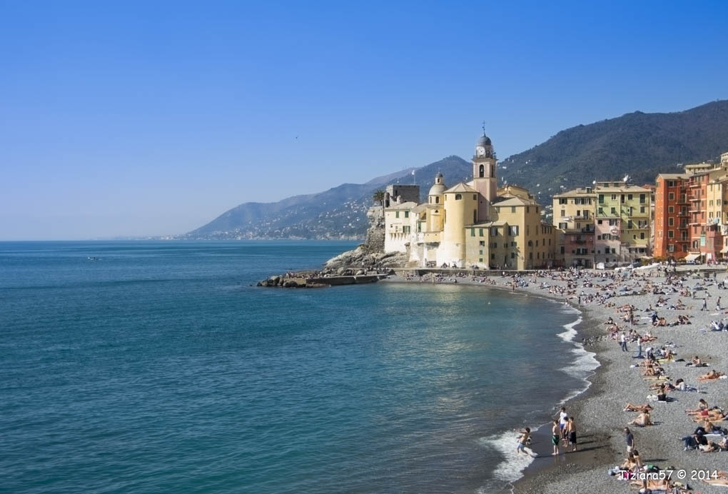 Camogli al sole di marzo