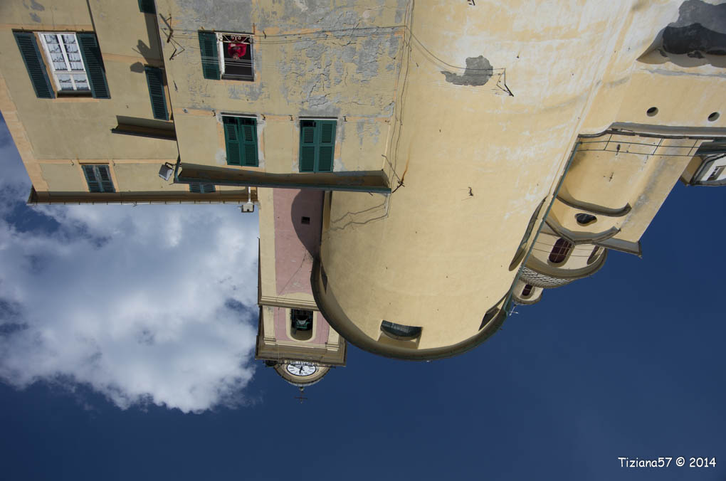 Camogli upside down