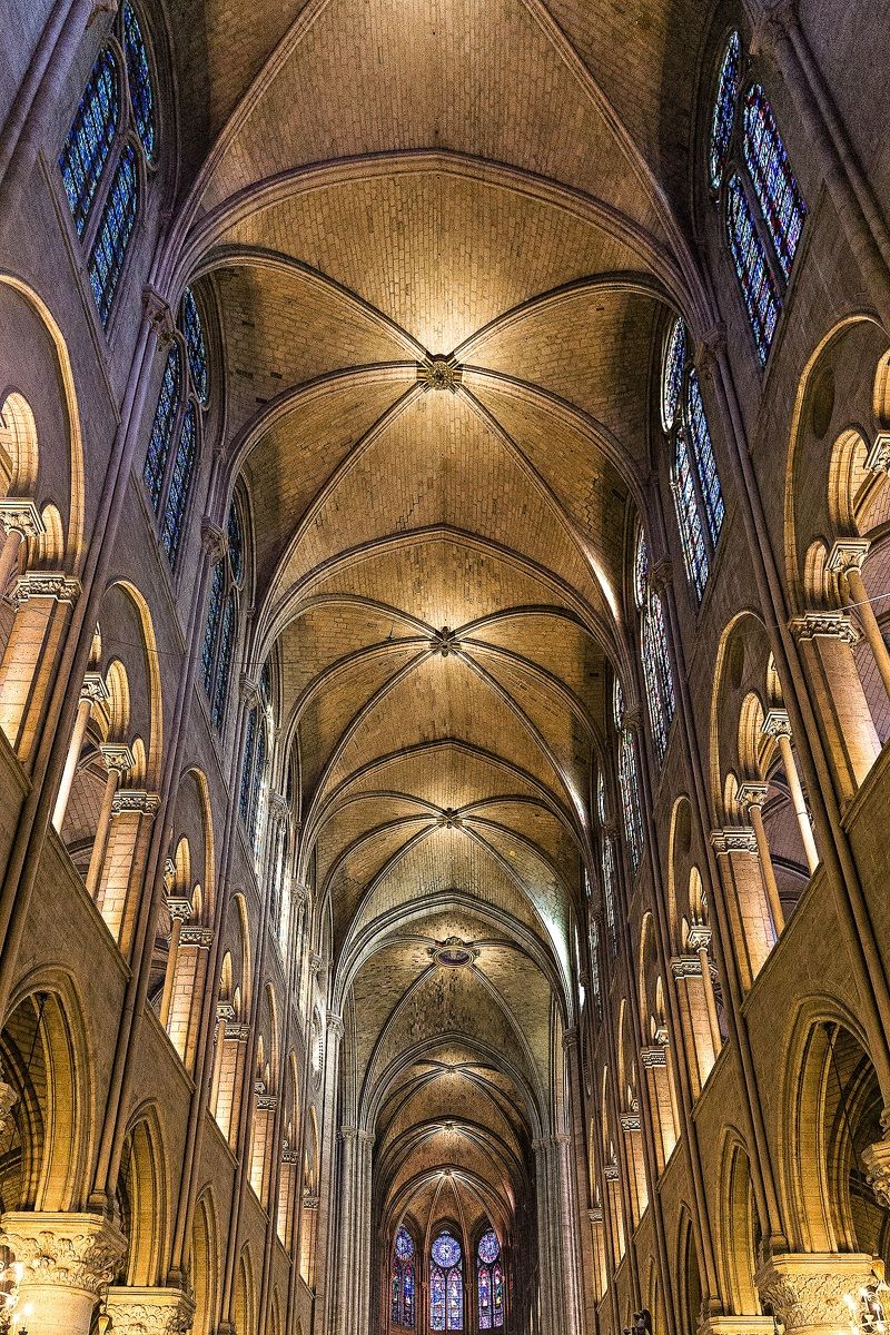 Interior of Notre Dame de Paris