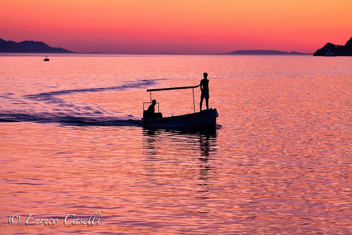 Fisherman on the Sunset