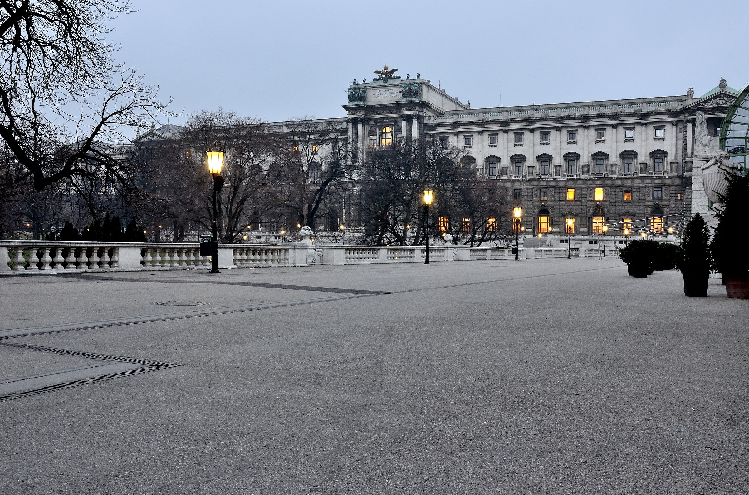 Vienna - Hofburg Palace at dawn