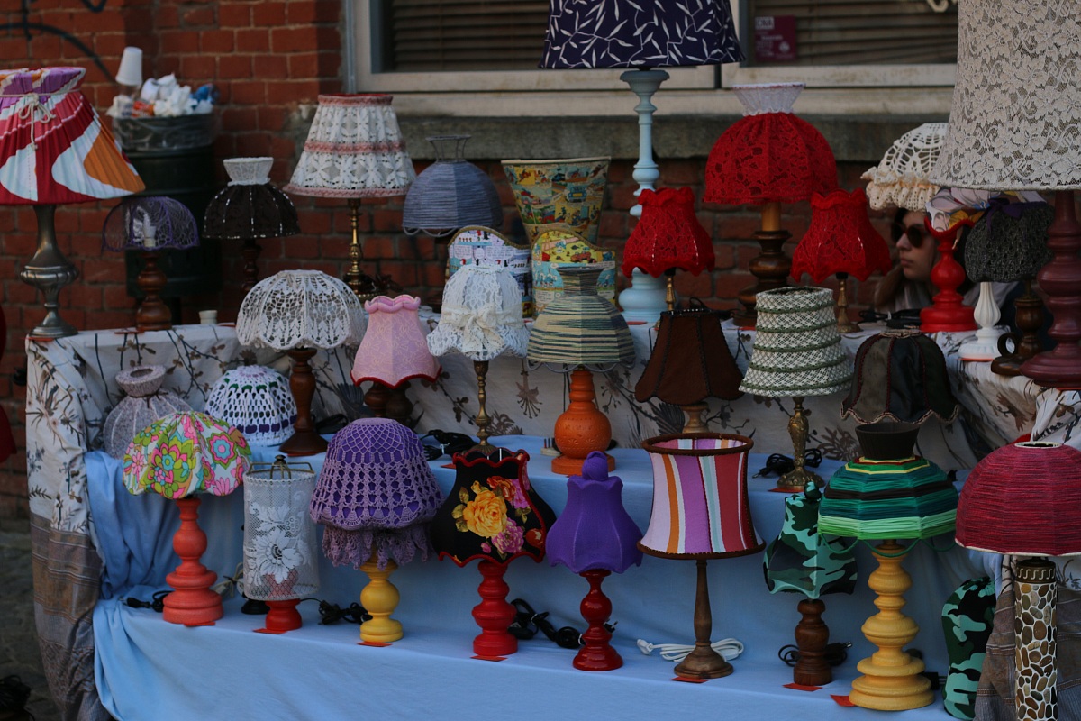 Lamps market baloon Turin