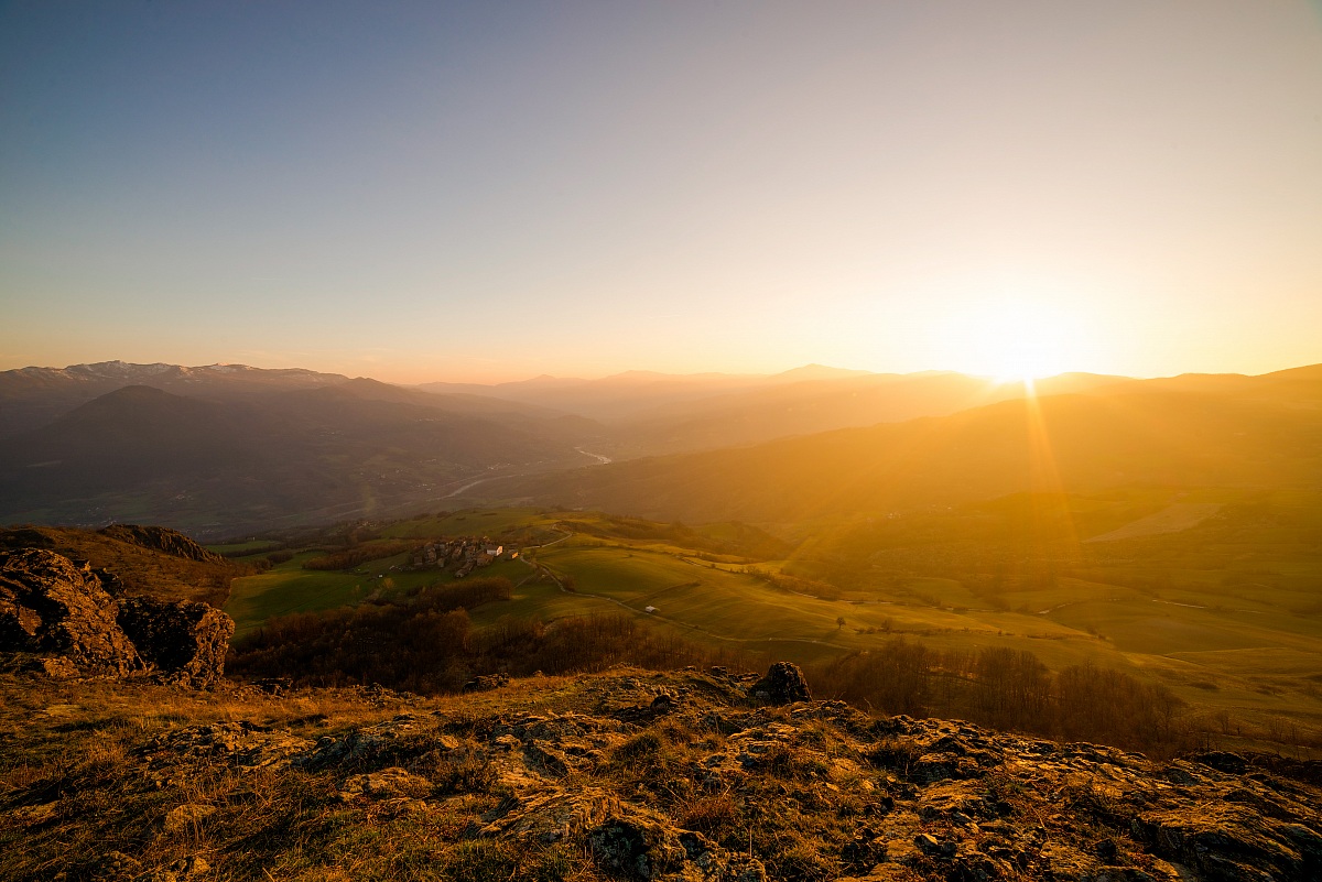 Last light on the valley