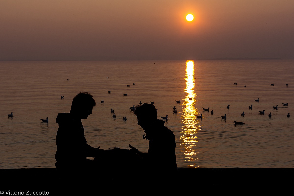 Sunset on Lake Garda