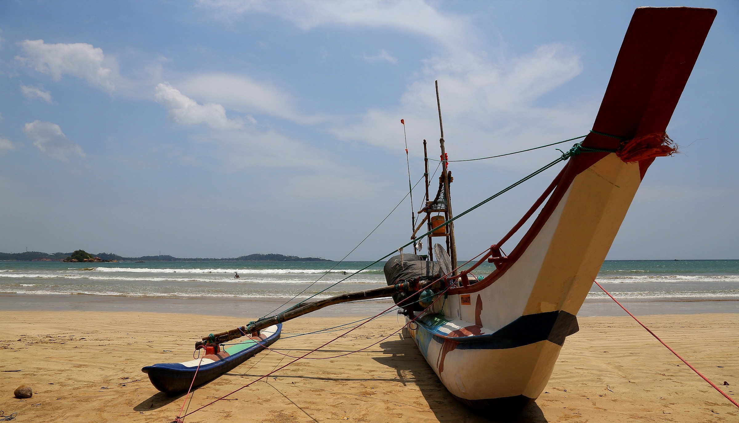 Typical Sri Lankan boat