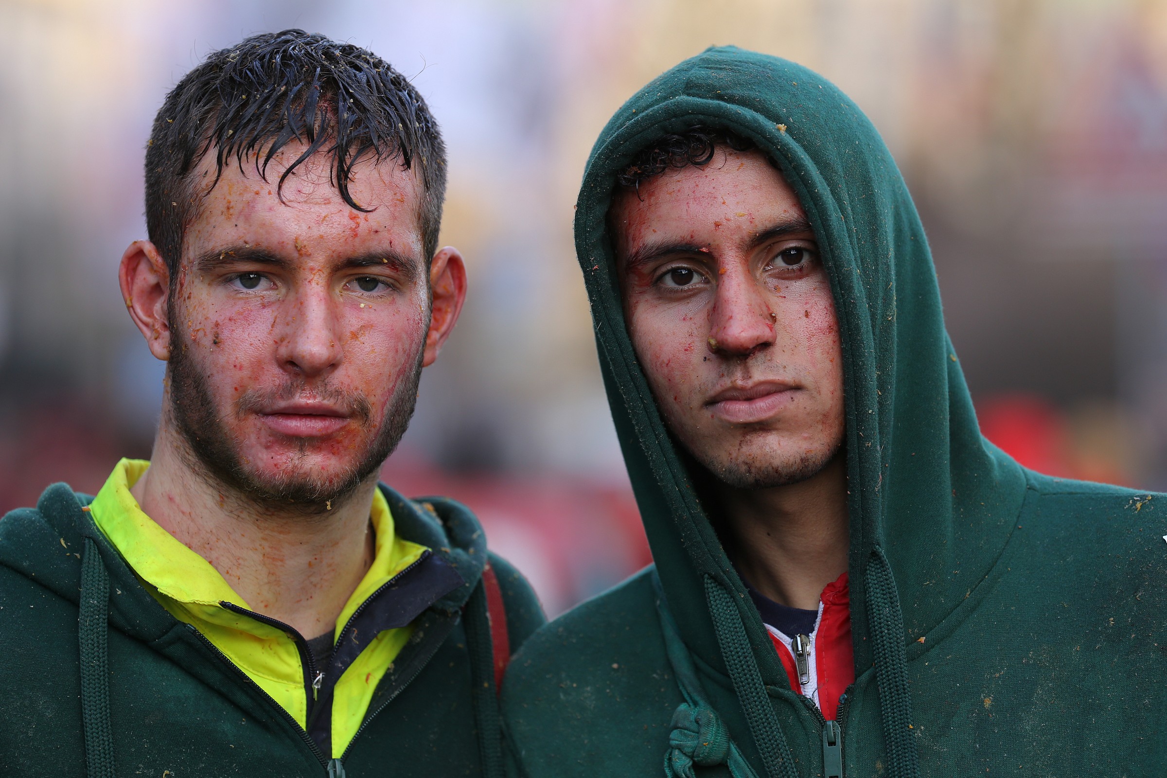 Ivrea Carnival: aranceri after the battle ....