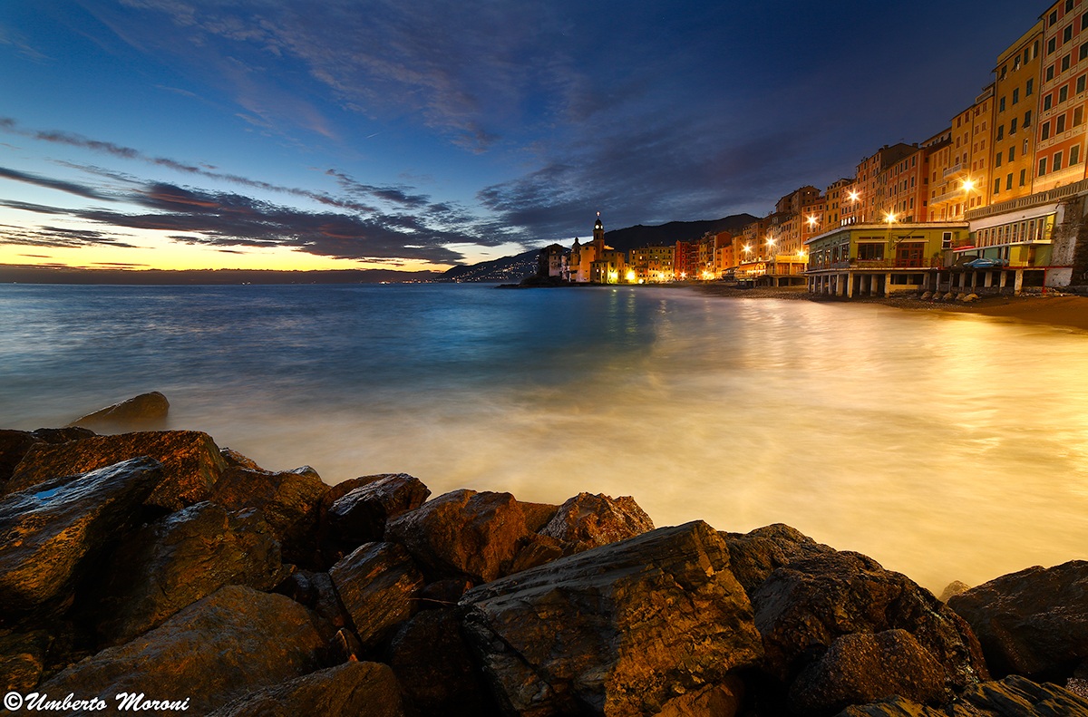 Camogli al tramonto
