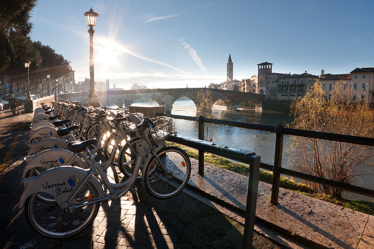 Stone Bridge and aluminum bike