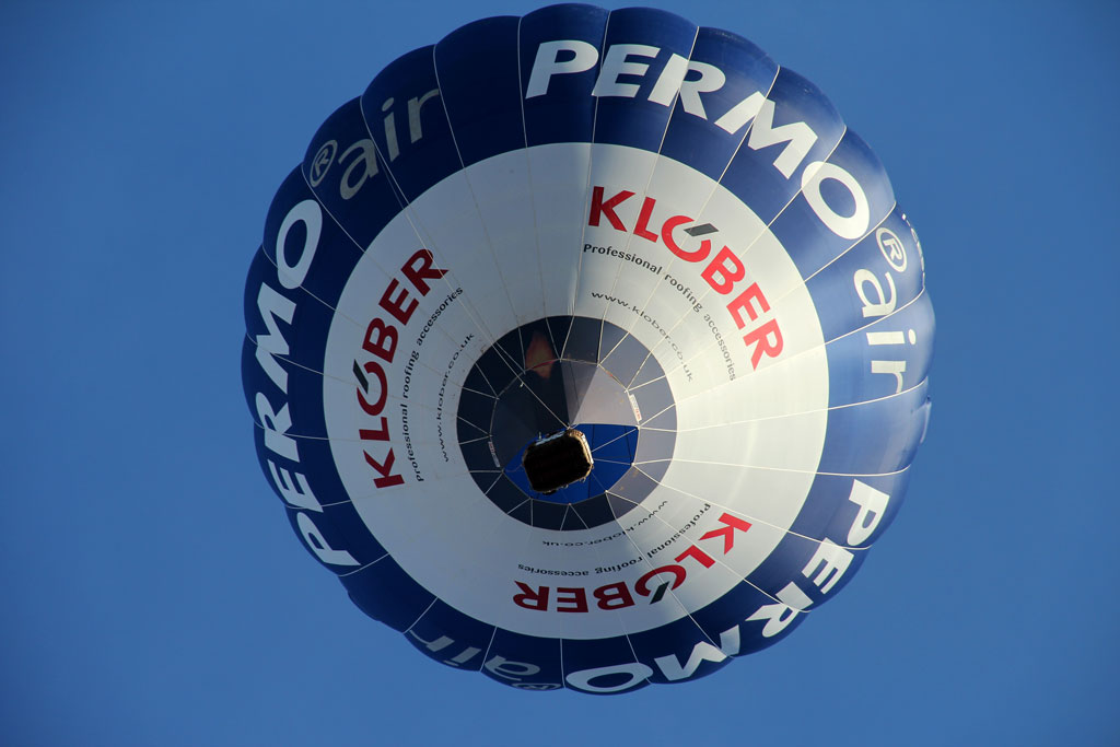 In the blue painted blue