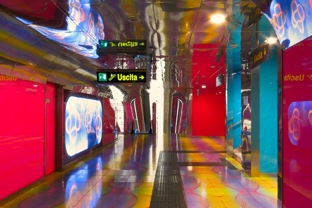 The colors of the subway.