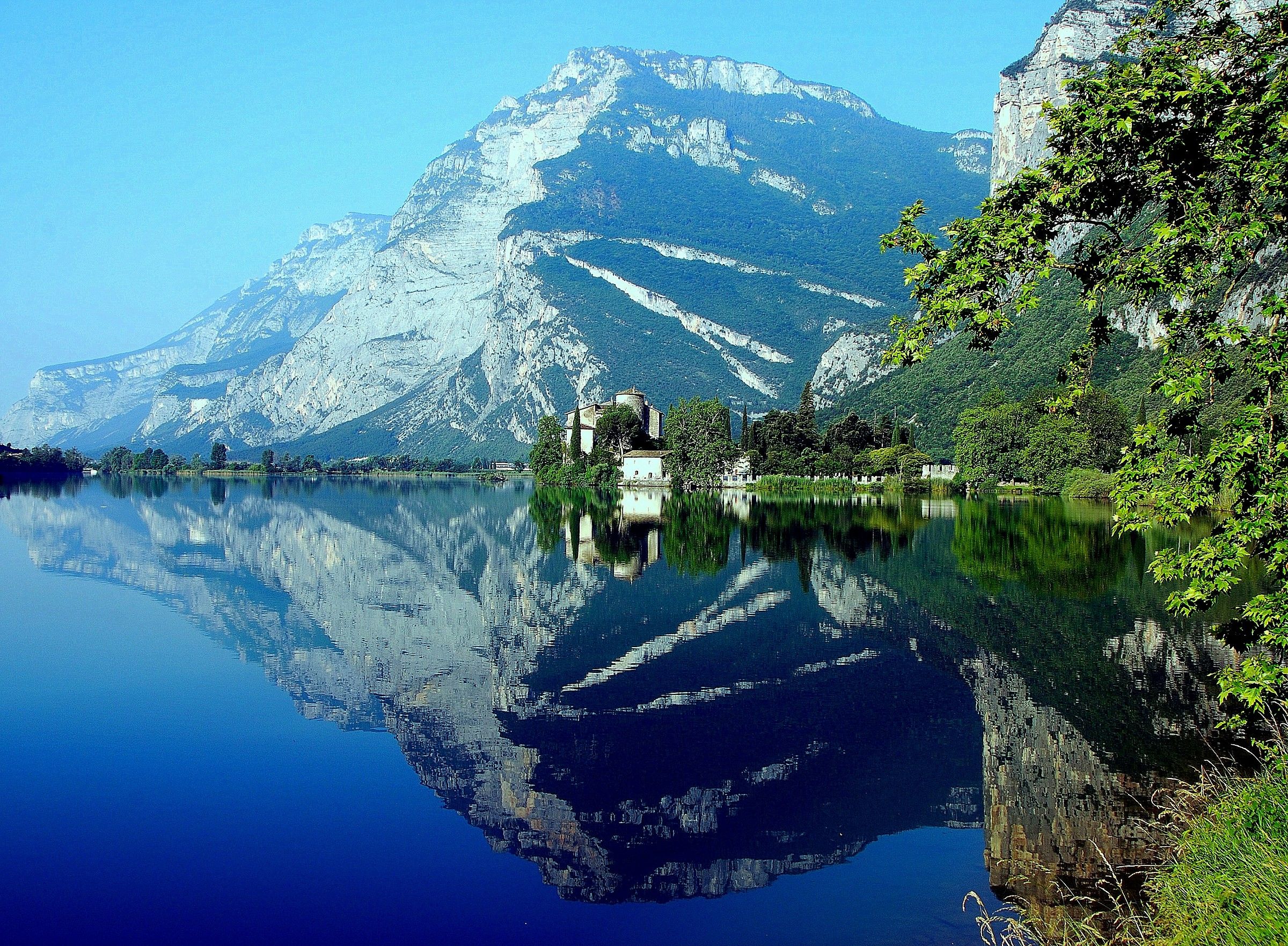 Reflections - Lake and Castle Toblino