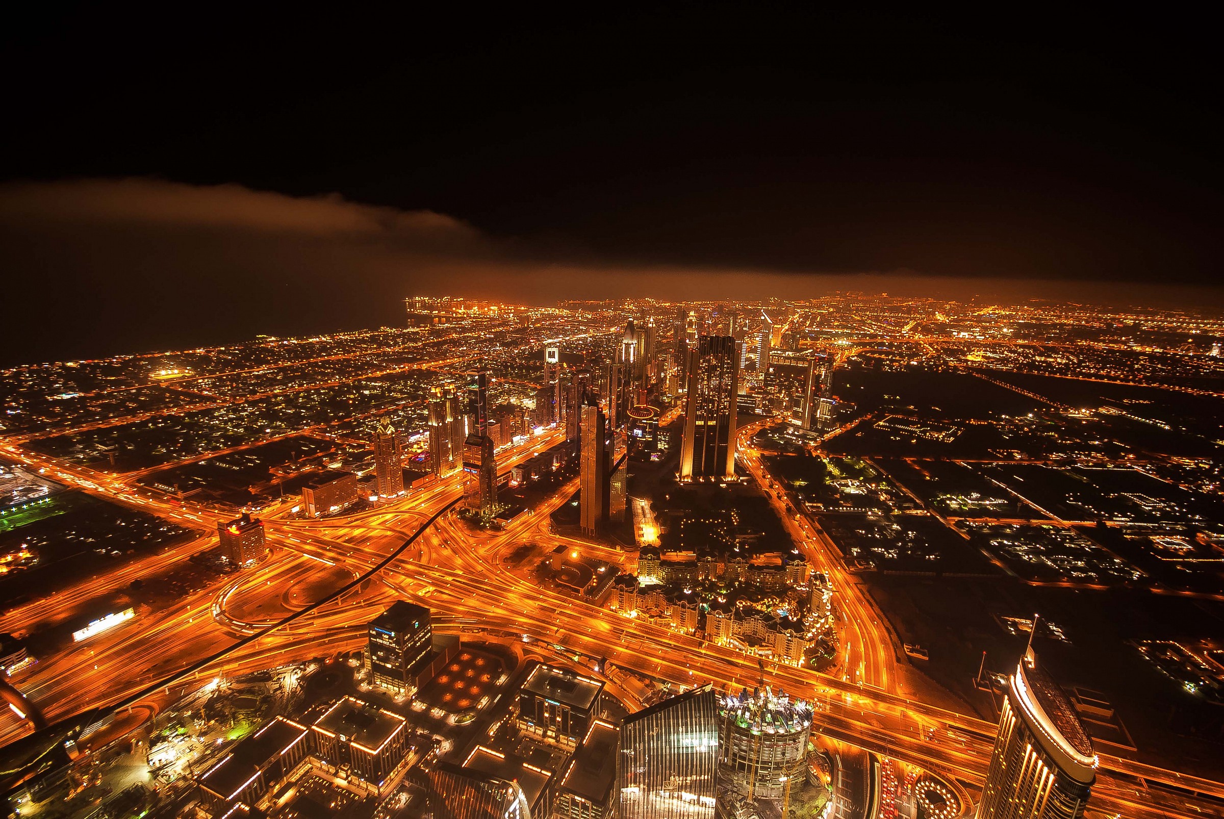 on top of the Burj Khalifa