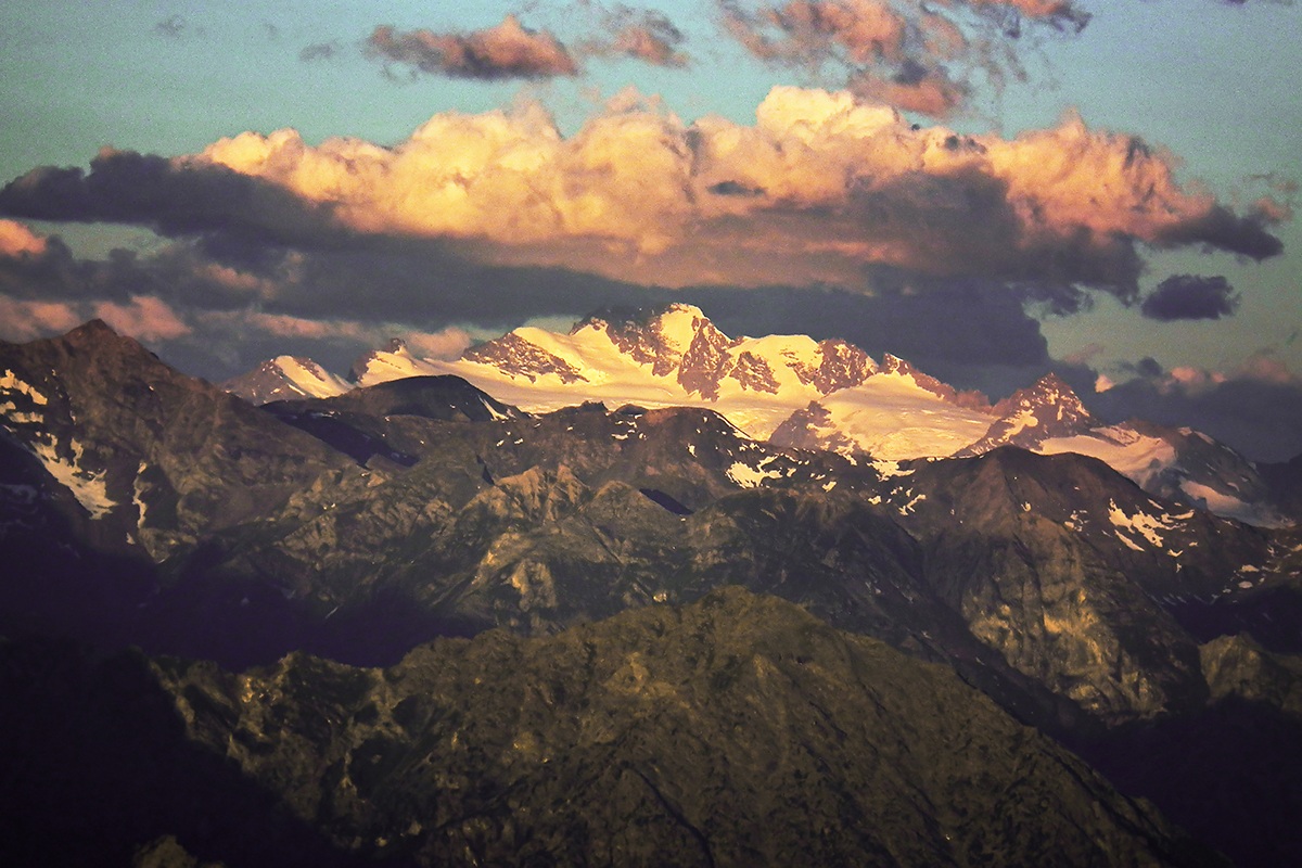 Gran Paradiso all'alba