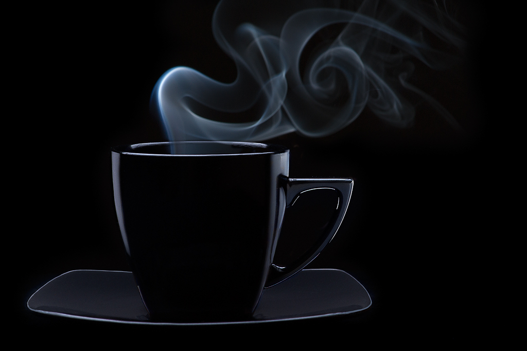 Caffè nero bollente