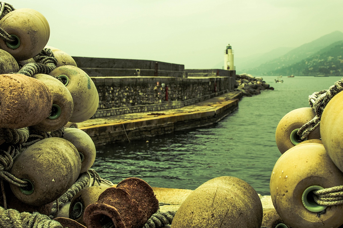 on the pier Camogli
