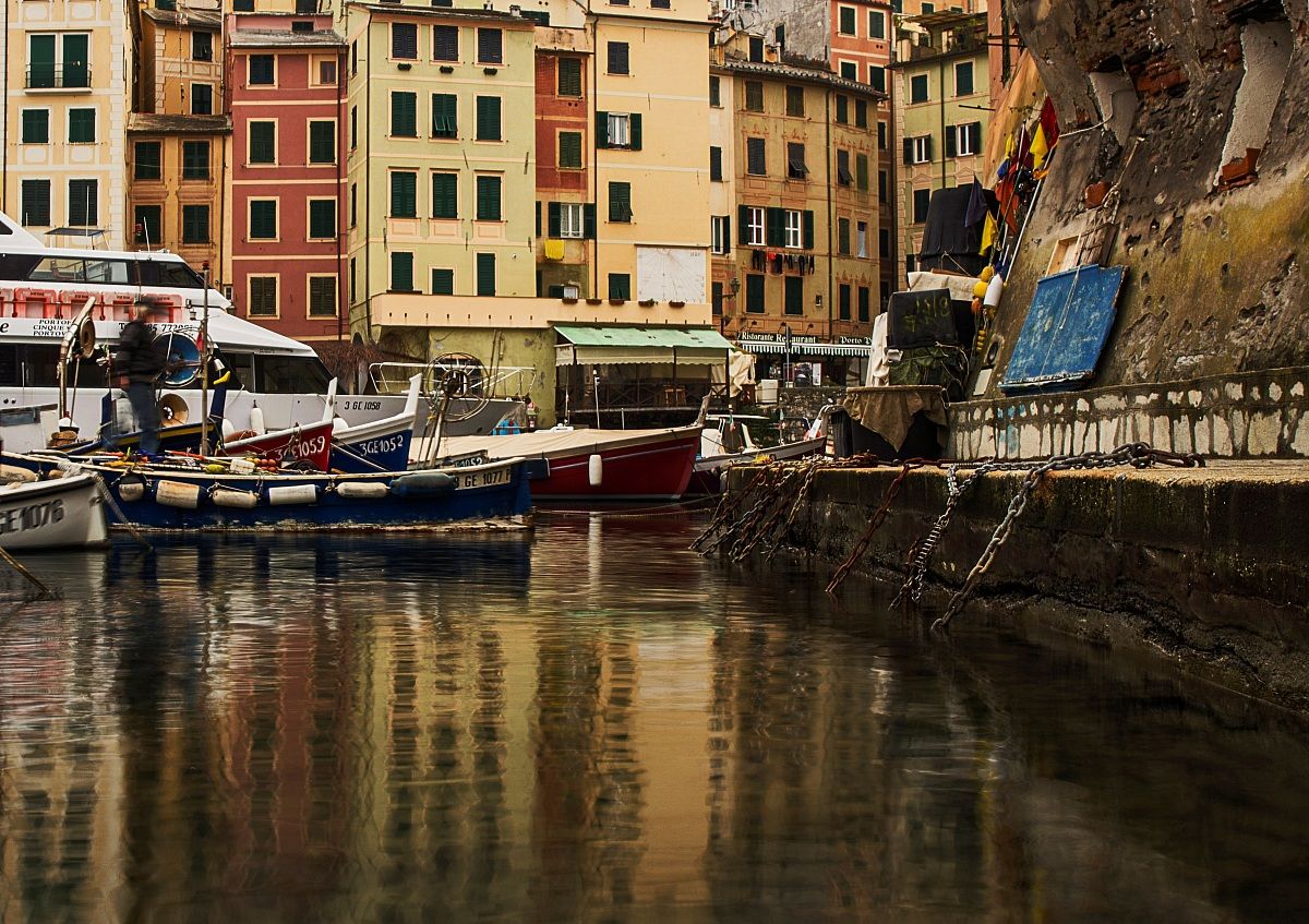 small harbor in Camogli