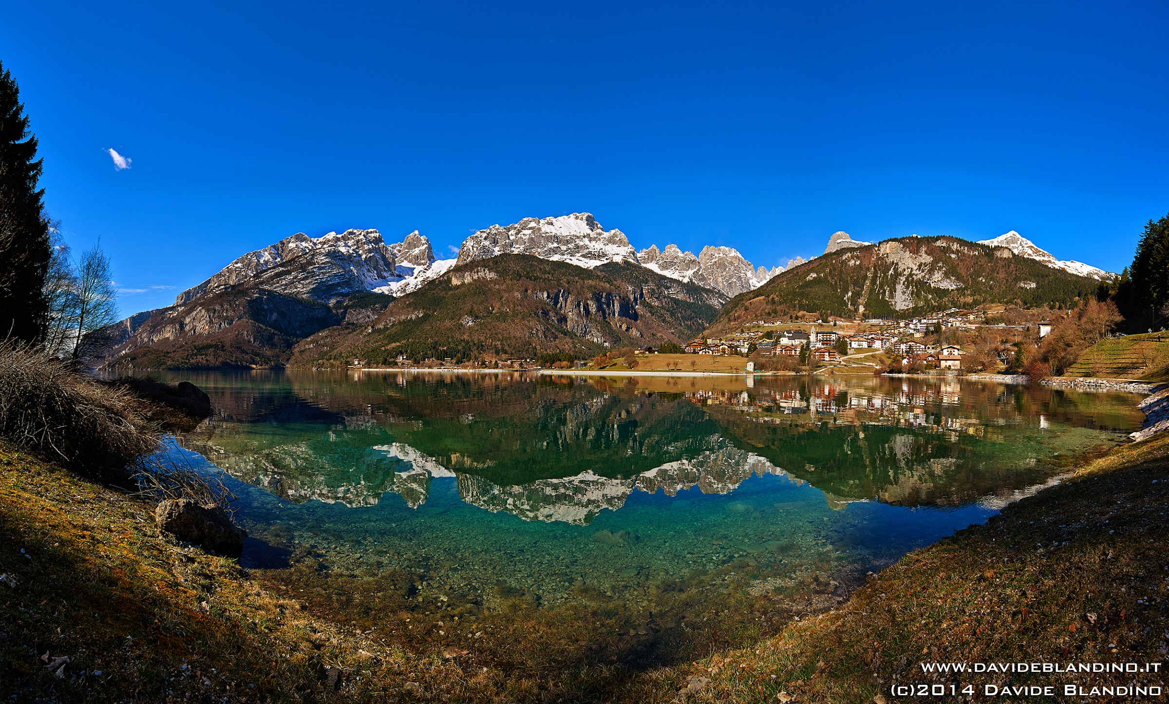 A sunny day in Molveno