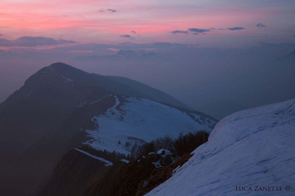 Tramonto dal Monte Cuar