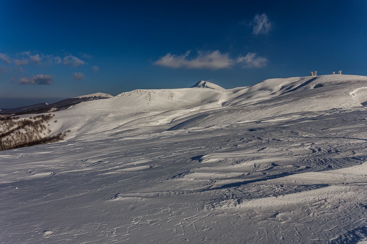Looking towards the step