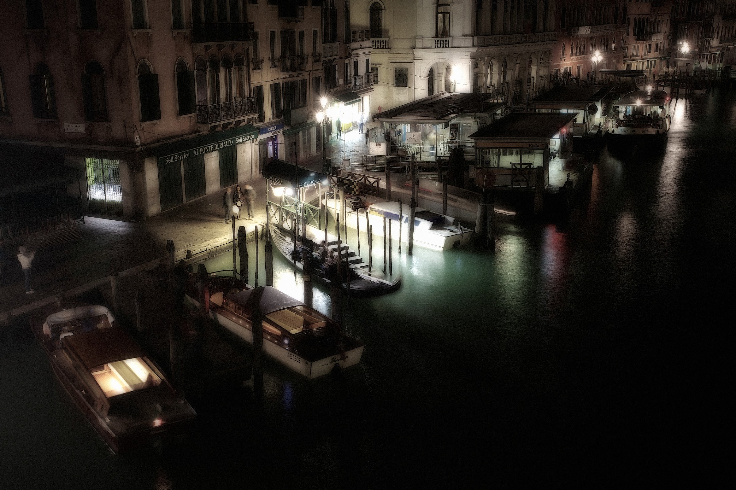 Rialto at night