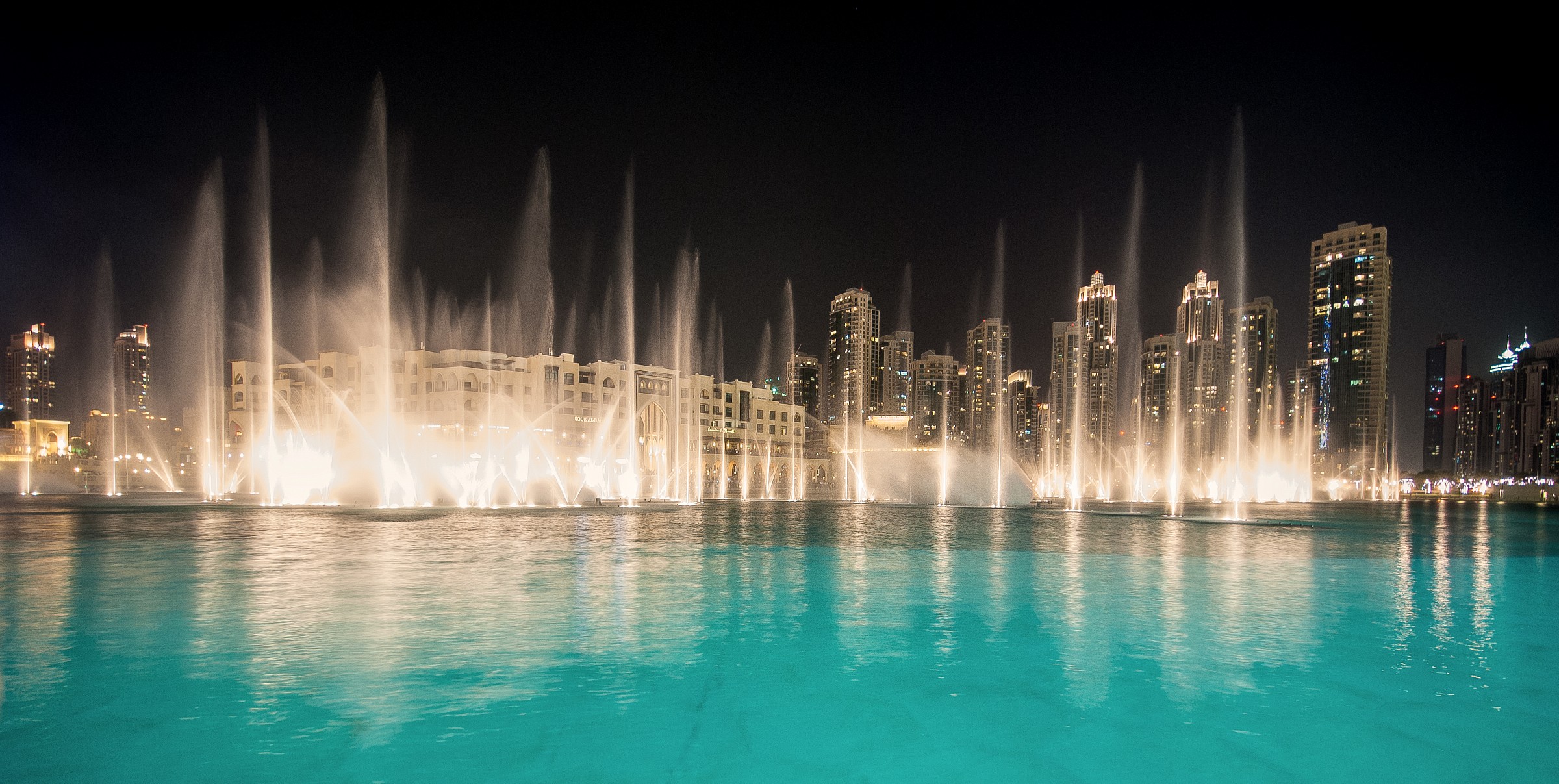 The fountains of Burj Khalifa