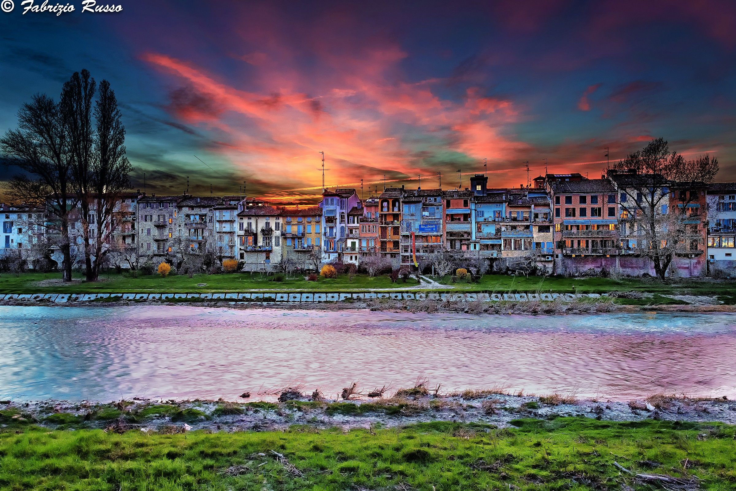 Tramonto Oltre Torrente - Parma