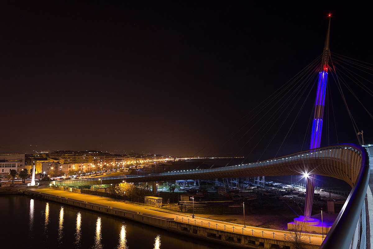 Pescara Nord da Ponte sul Mare (Abruzzo)