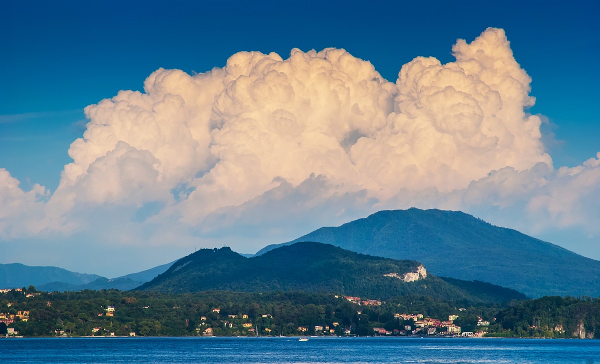 Clouds over Lake Maggiore