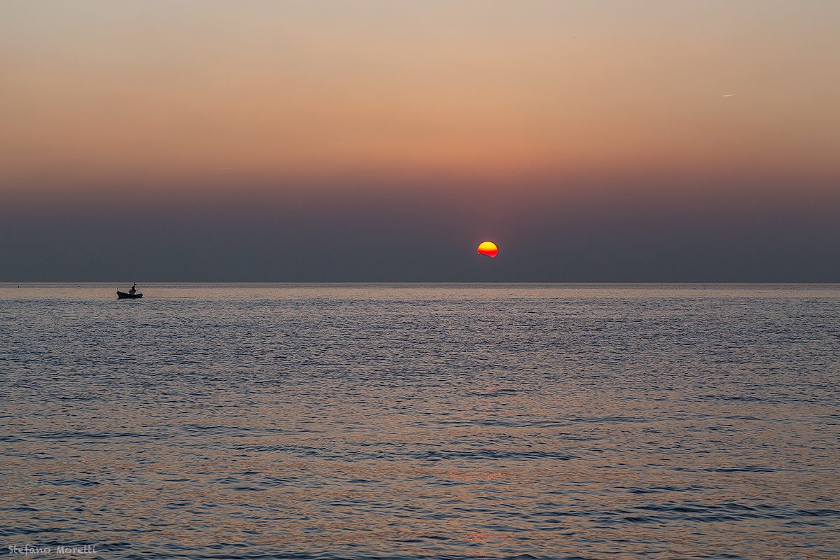 Camogli - Tramonto sul mare