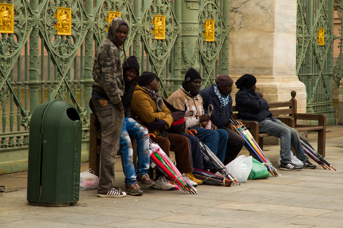 Aspettando la pioggia.