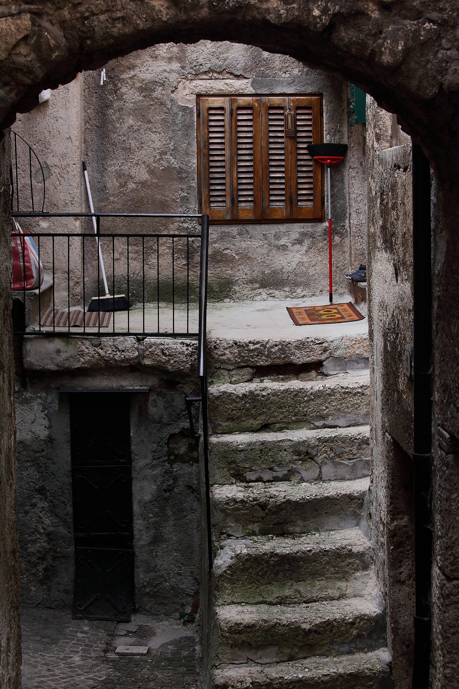 Cleaning the village