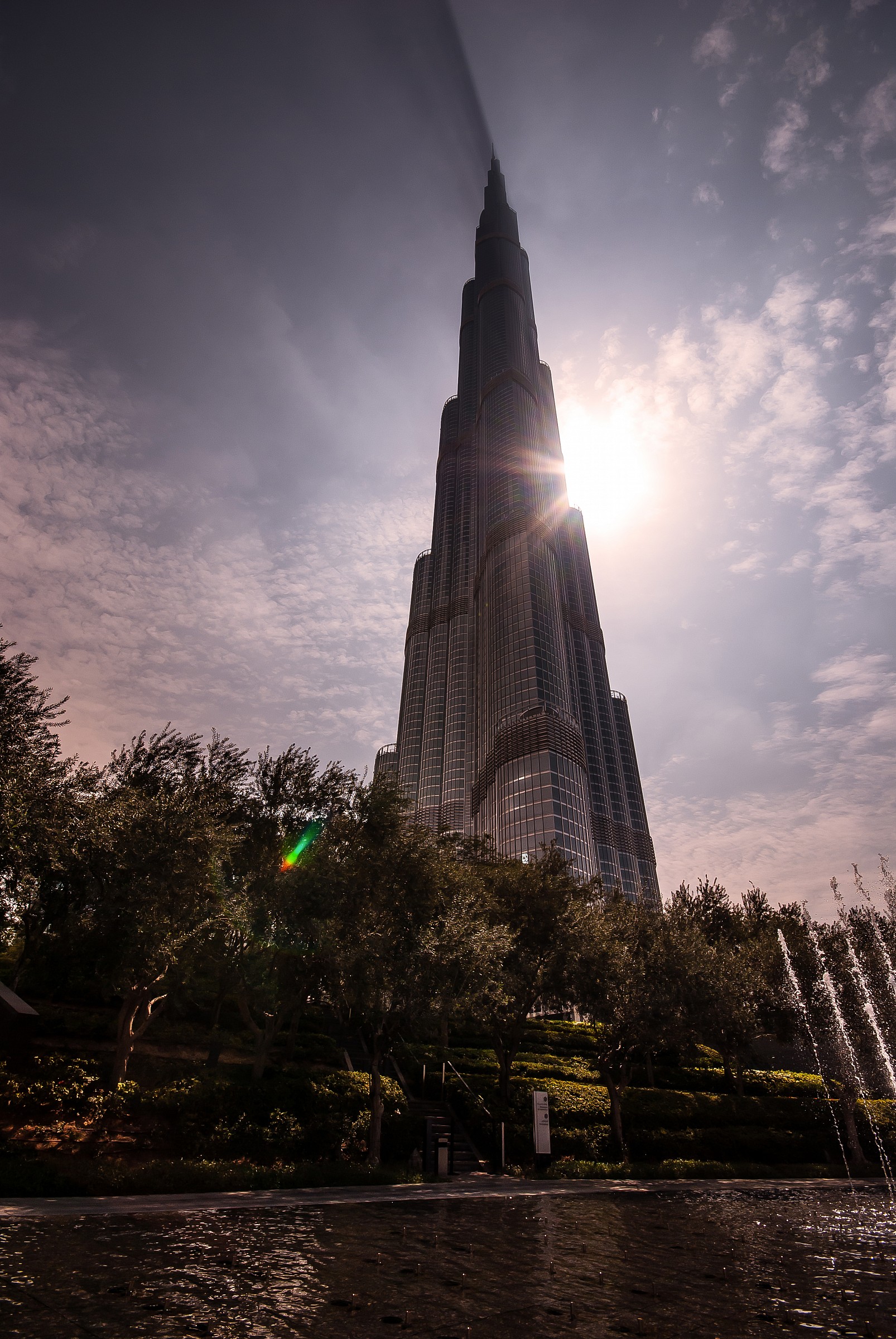 the colossal Burj Khalifa