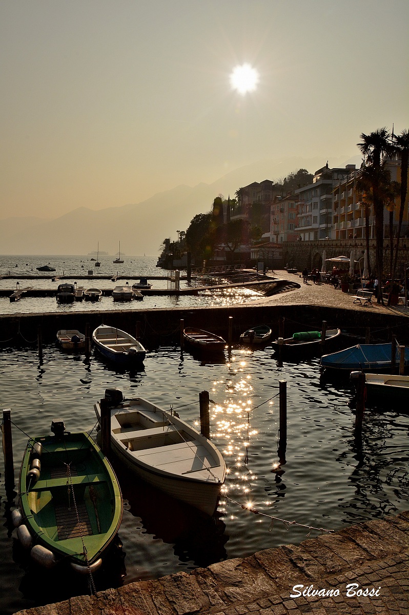 harbor of Ascona Swiss-
