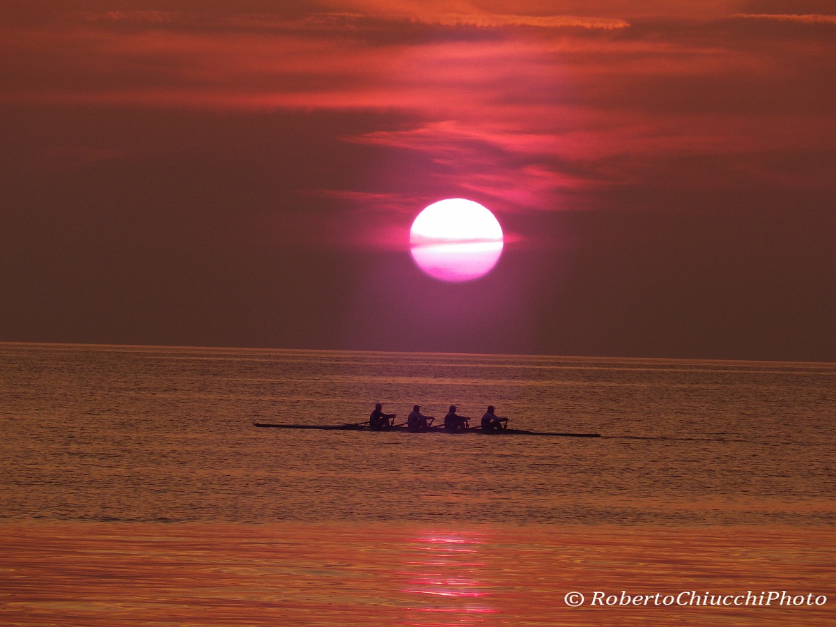 Tramonti sul molo Audace Trieste 2