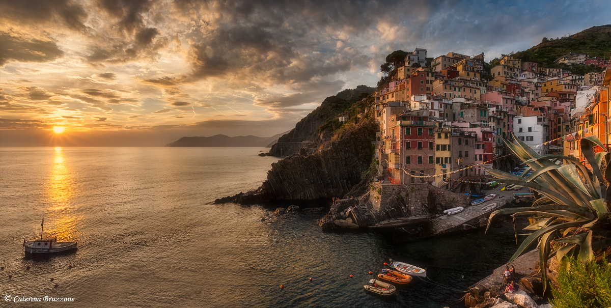 Last light in Riomaggiore