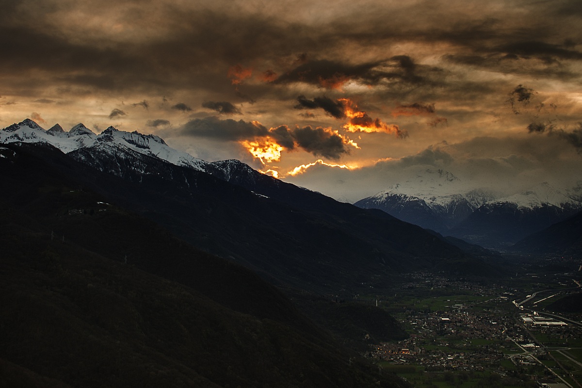 Susa Valley from Mount Pirchiriano