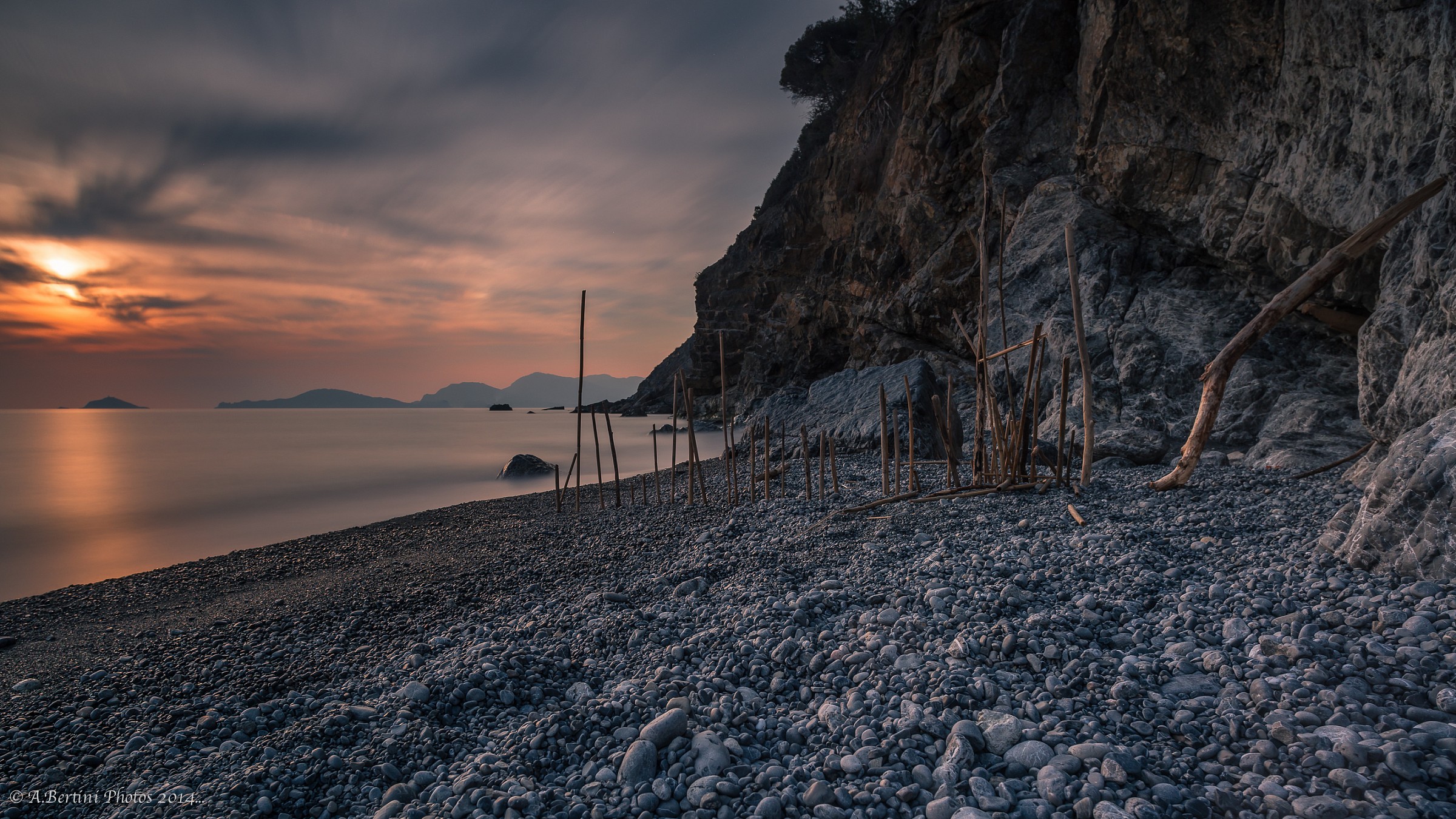 the end of the beach!