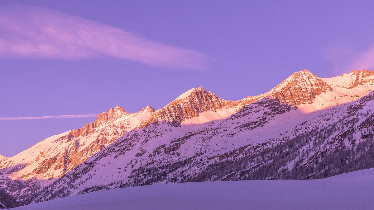 Sunset in Valsavarenche