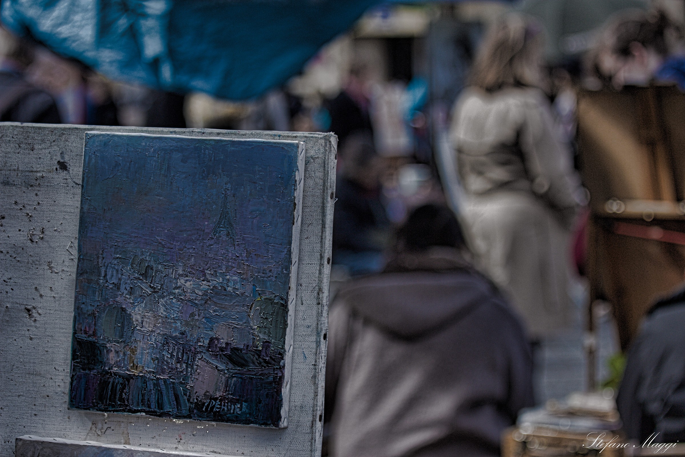 Painting in Montmartre