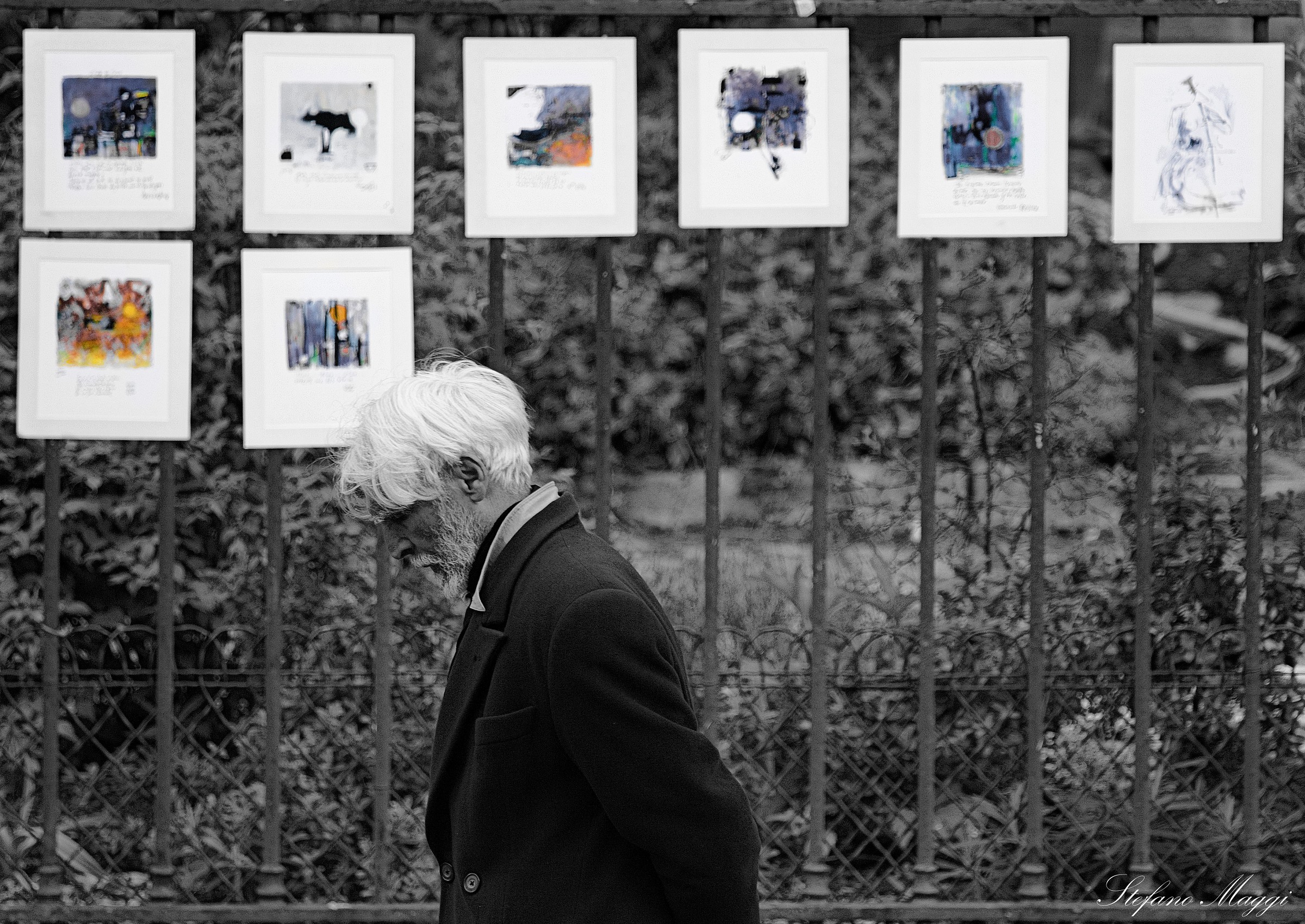 In the streets of St. Germain