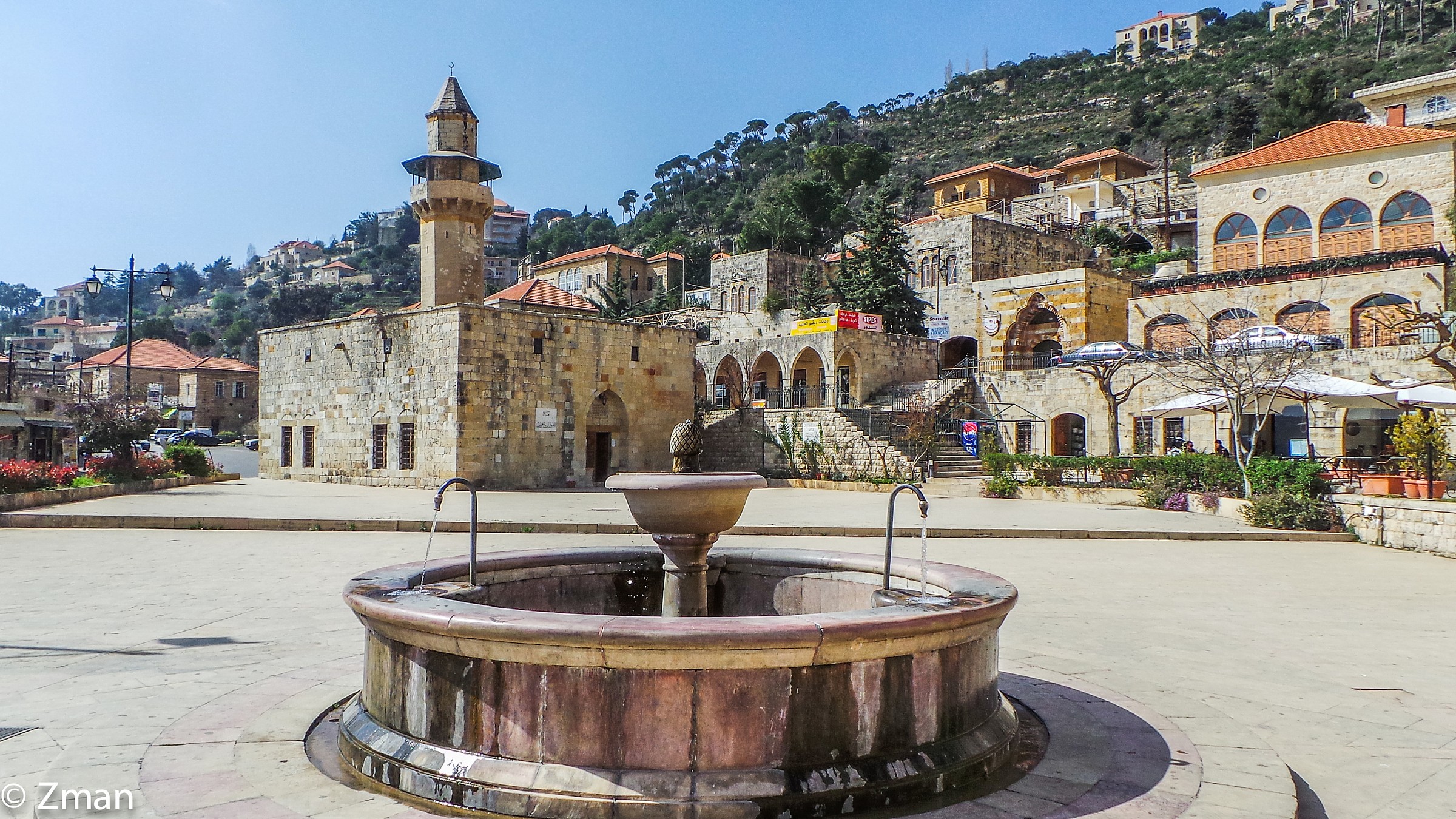 The Main Square of Deir El Qamr