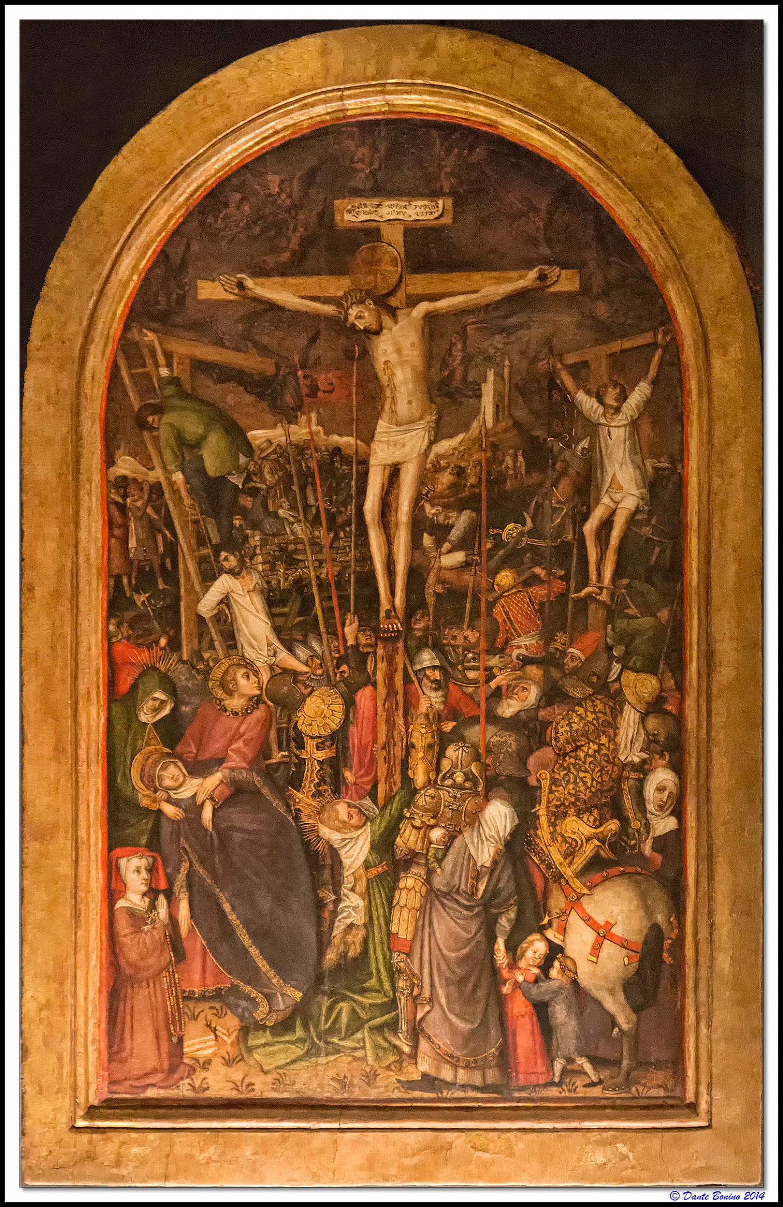 Crucifixion with donor