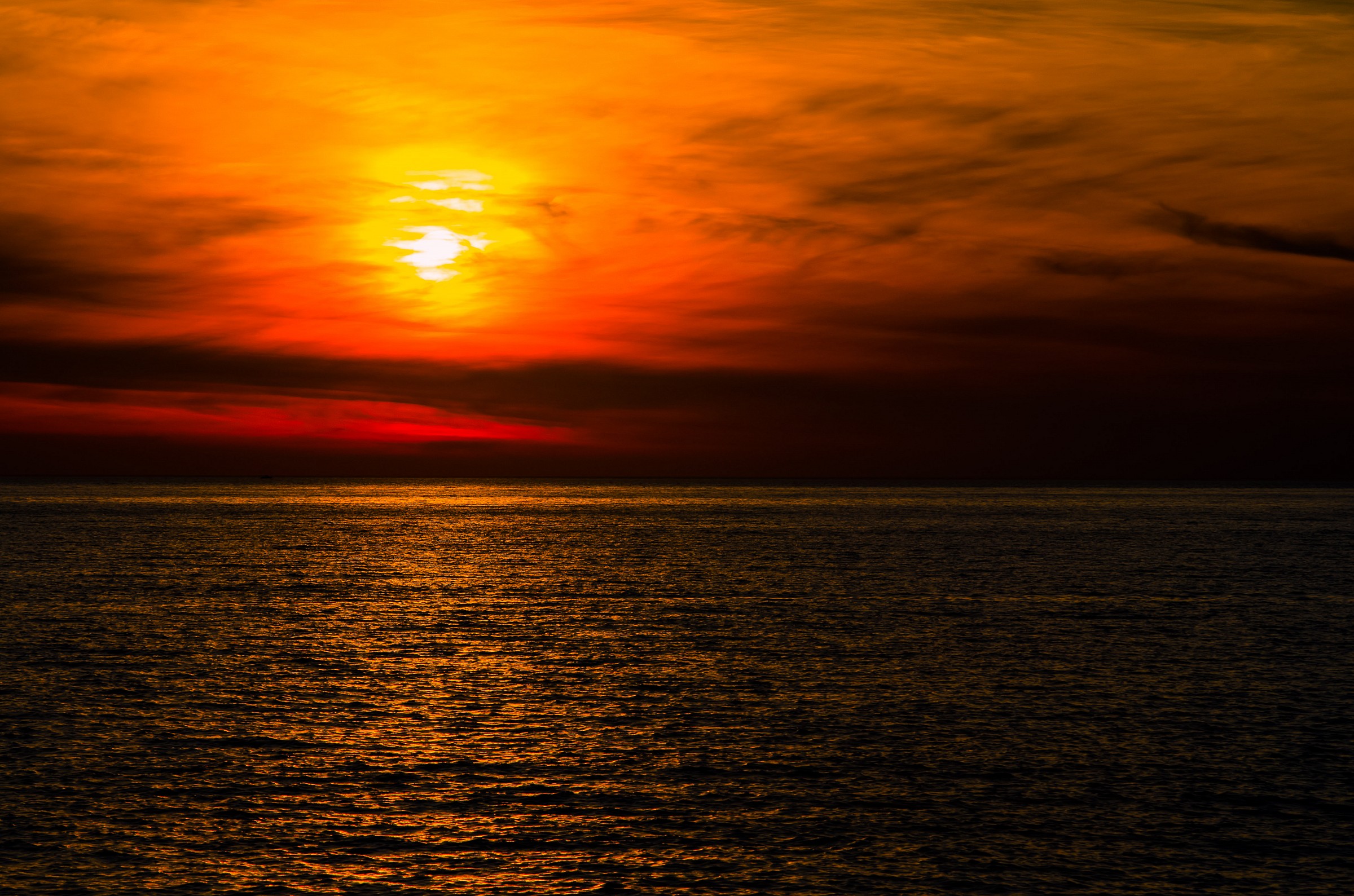 Sunset in the Ionian Sea