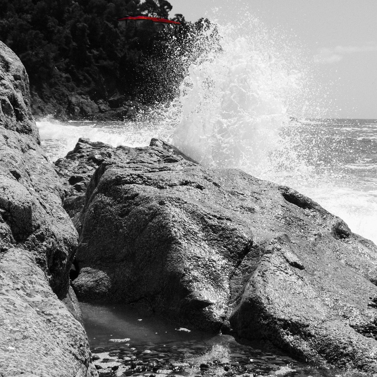 Bonassola. Onda B,W & R.