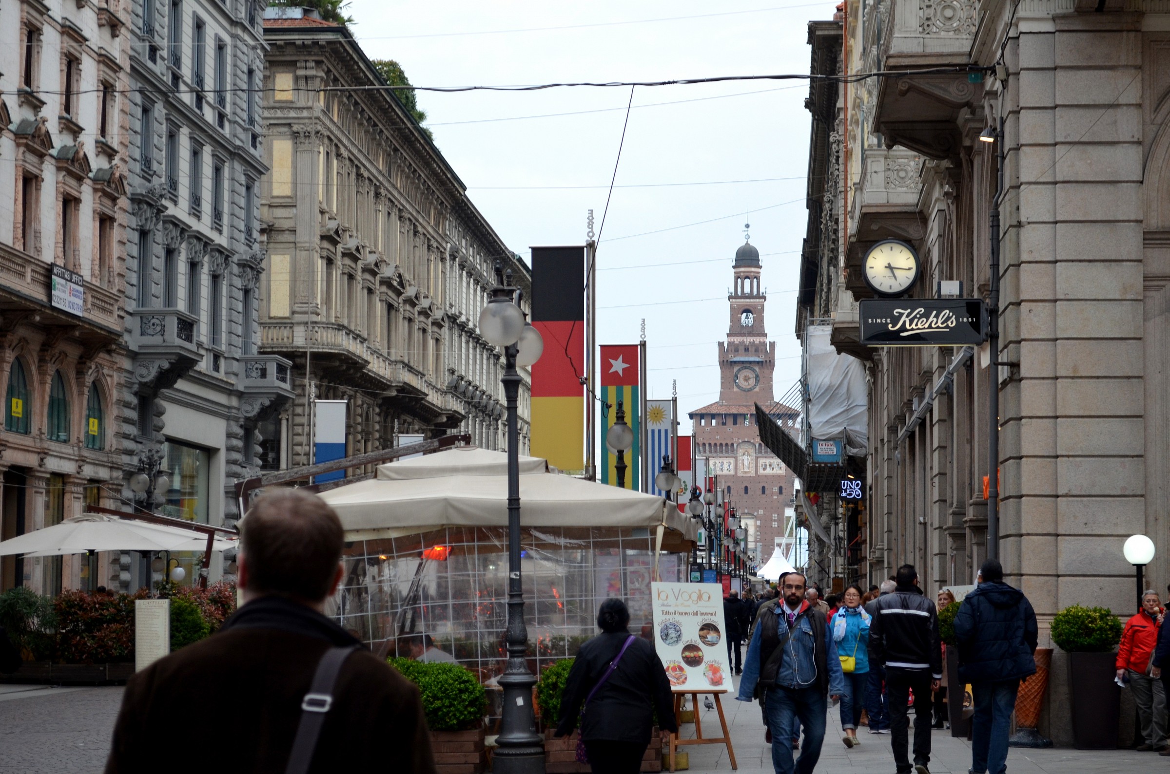 On the streets of Milan