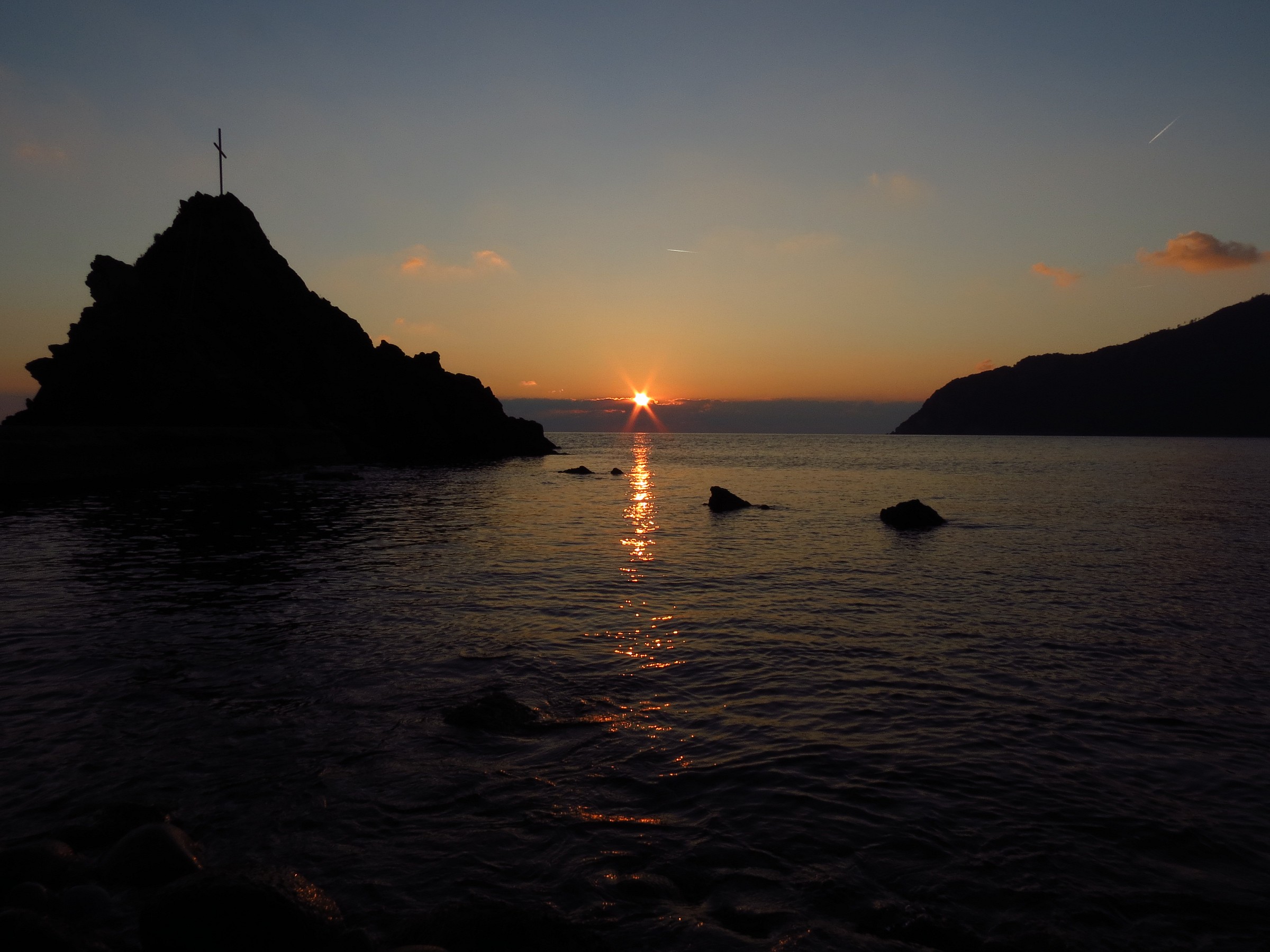 Sunset at Riva Trigoso