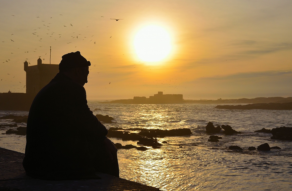 riflessioni in riva al mare