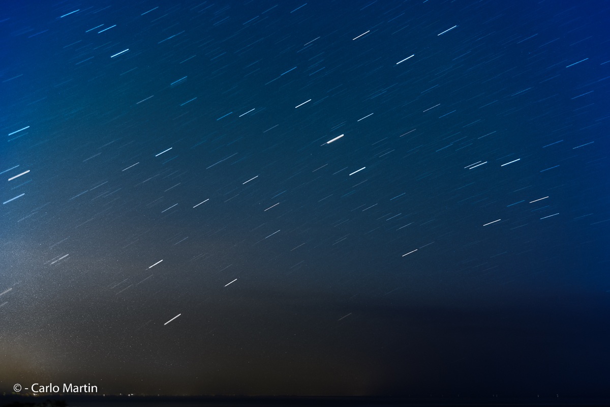 Prova Star Trail malriuscita